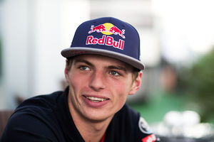 Verstappen aparentando ser inofensivo