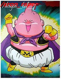 Majin Boo en todo su explendor.