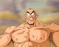 Nappa siendo sodomizado por Vegeta.