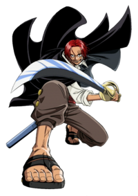 Shanks piéndole la revancha a Mihawk