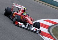 Felipe Massa sufriendo con el 150º Italia